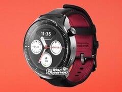 O Moto Watch Ultra possui uma caixa de aço inoxidável resistente à água.