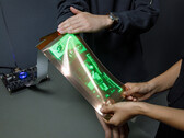 A LG Display espera que as empresas utilizem seu visor extensível para smartphones. (Fonte da imagem: Visor LG)