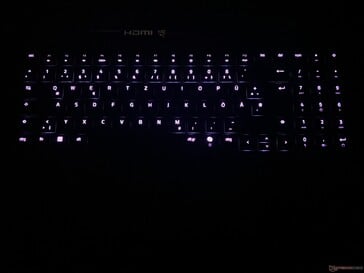 Iluminação do teclado