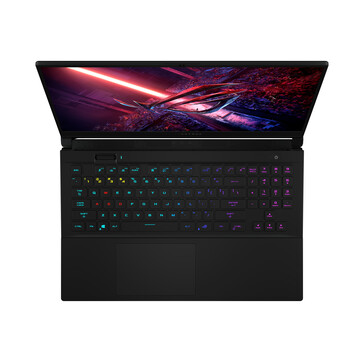 Asus Zephyrus S17 - Vista de cima. (Fonte da imagem: Asus)