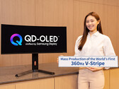 Primeiro monitor V-Stripe QD-OLED com taxa de atualização de 360 Hz. (Fonte da imagem: Samsung Display)