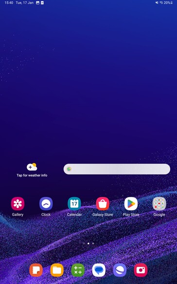 Software da Samsung Galaxy Tab Active4 Pro