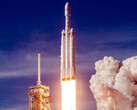 Foguete Falcon Heavy da SpaceX.
