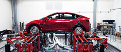 As unidades alemãs do Tesla Model Y serão enviadas em breve com baterias BYD. (Fonte da imagem: Tesla)