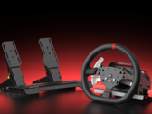 O pacote de corrida PXN V10 Ultra (na foto) vem com uma base de roda, um volante removível e um conjunto de pedais. (Fonte da imagem: PNX)