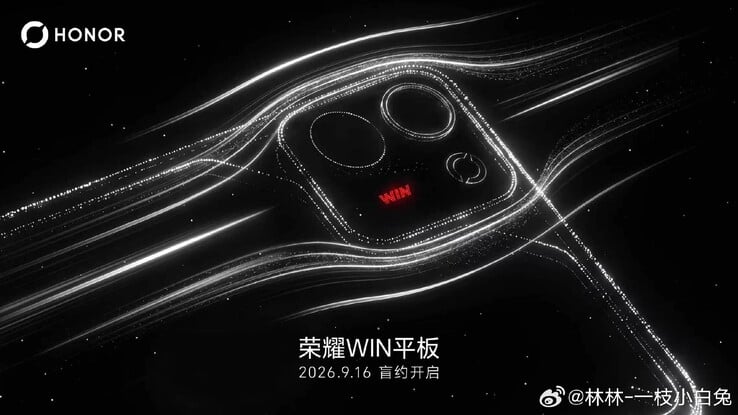 Imagem promocional do tablet Honor Win.