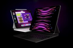 Espera-se que os próximos iPad Pros apresentem molduras mais finas, telas OLED e o mais recente SoC M3 da Apple. (Fonte: Apple)