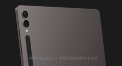 O Galaxy Tab S9 Ultra será a imagem exata de seu antecessor. (Fonte da imagem: @OnLeaks & MySmartPrice)