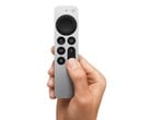 O Siri Remote da Apple TV tem uma carcaça de alumínio.