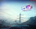 Cyberpunk 2077 Easter egg message (Fonte: g1zmo59 on Twitch)