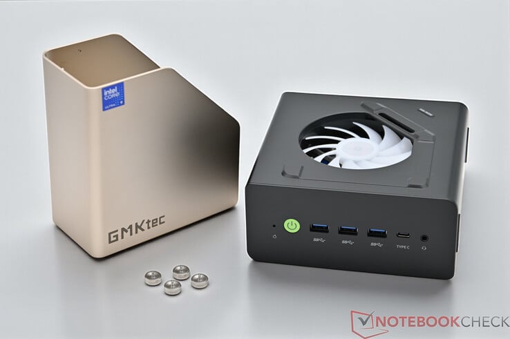 GMKtec EVO-T1 com tampa metálica desmontada
