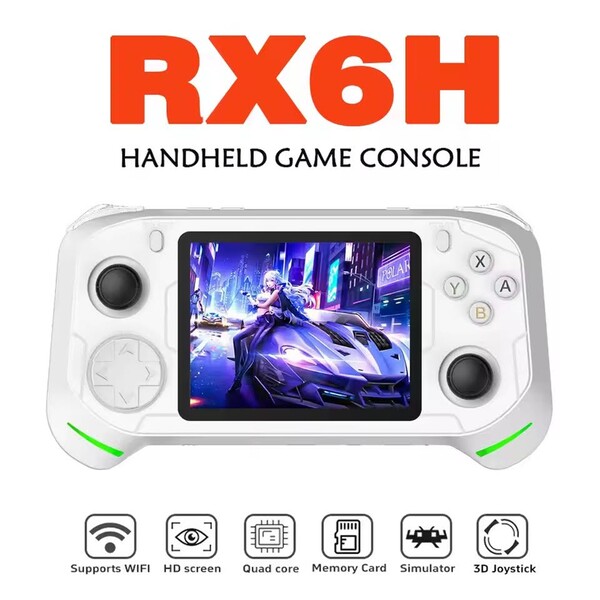 O Game Cosole RX6H foi anunciado em fevereiro, mas tem menos memória RAM e um processador mais fraco. (Fonte da imagem: Game Console)