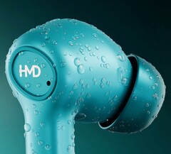 Os mais recentes fones de ouvido da HMD Global estão disponíveis em prata e azul (Fonte da imagem: HMD Global)