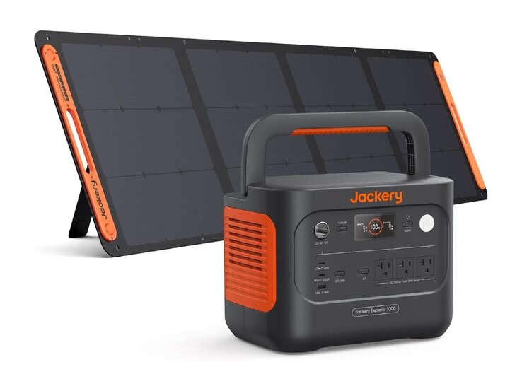 O Jackery Explorer 1000 V2 tem uma lâmpada embutida (Fonte da imagem: Jackery)