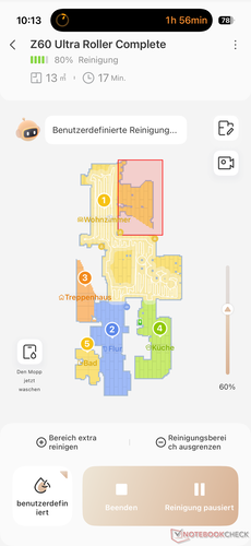 Progresso em tempo real