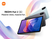 O Redmi Pad 2 estará disponível em pelo menos duas opções de cores no lançamento. (Fonte da imagem: Xiaomi)