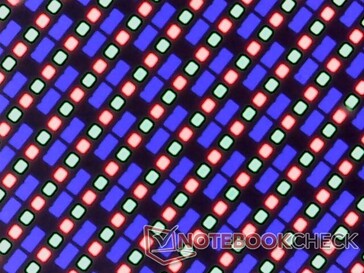 Faixa de subpixels Crisp RGB sem problemas de granulosidade
