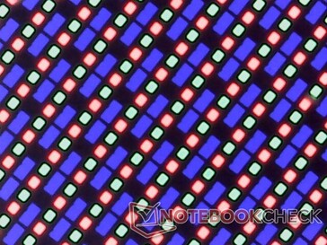 Faixa de subpixels Crisp RGB sem problemas de granulosidade