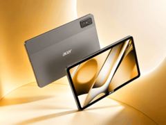 Tablet Acer Iconia Tab 12 5G mostrado de frente e de trás