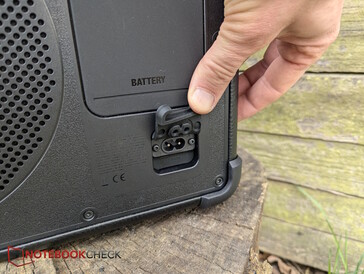 Entrada de alimentação padrão de 2 pinos