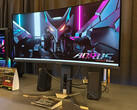 O Gigabyte AORUS MO34WQC é um dos monitores que, segundo os rumores, contará com o novo painel QD-OLED de 34 polegadas da Samsung Display. (Fonte da imagem: TFTCentral)