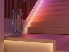 A tira de luz Philips Hue OmniGlow de 10 pés (foto) foi lançada nos EUA. (Fonte da imagem: Philips Hue)