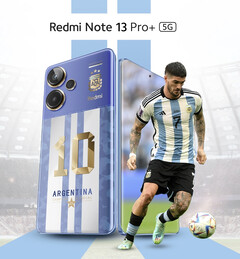 O World Champions Edition é a terceira atualização de design da série Redmi Note 13 até o momento. (Fonte da imagem: Xiaomi)