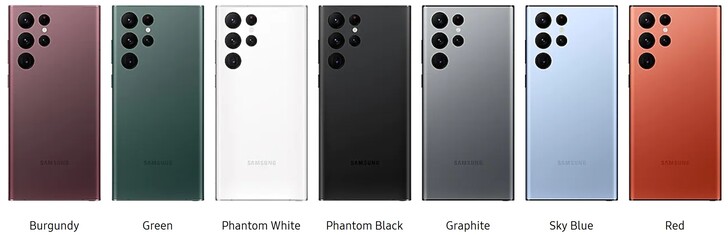 Galaxy S22 Ultra cores. (Fonte da imagem: Samsung UK)
