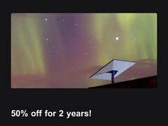 A oferta de desconto na mensalidade da Starlink. (Fonte da imagem: Starlink)
