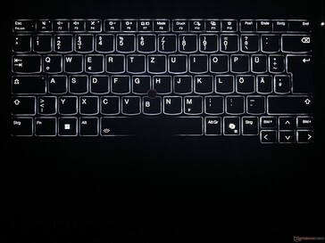 Luz de fundo do teclado