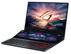 The Asus ROG Zephyrus Duo 15 GX550LXS, courtesy of Asus Germany
