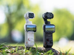 O Luna Pro possui o mesmo sensor que a câmera principal do Ultra. Na foto: uma imagem que mostra as duas opções de cor da câmera com gimbal.