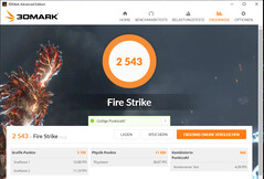 Fire Strike (Modo Office, energia da bateria)