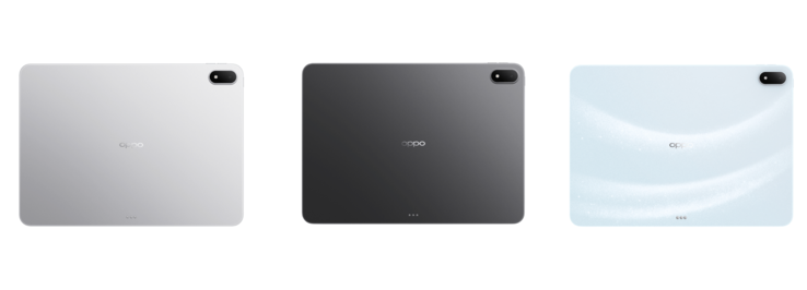 O Oppo Pad 6 vem em três opções de cores.