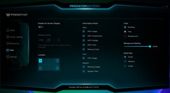 Predator Bifrost - Configurações do OSD