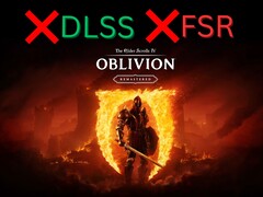 The Elder Scrolls IV: Oblivion Remastered patch casusing missing DLSS/FSR (Imagem da tela: Bethesda Softworks com edição)