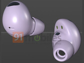 O Galaxy Buds2 Pro deve ser lançado em agosto em um evento lotado Galaxy Desempacotado. (Fonte da imagem: 91mobiles &amp; @evleaks)
