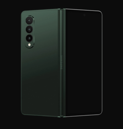 O Galaxy Z Fold 3 estará disponível em três cores, incluindo o verde. (Fonte da imagem: dbrand)