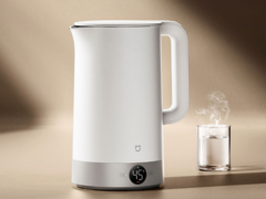 A chaleira Mijia Constant Temperature Kettle 3 Pro da Xiaomi (na foto) chegou à China. (Fonte da imagem: Xiaomi)