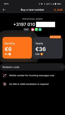 Eles custam de 3 a 6 euros por mês.