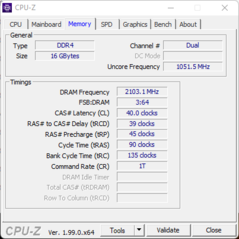 Memória CPU-Z