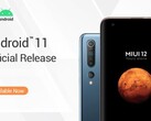 A atualização Android 11 para o MIUI 12 está chegando agora em alguns dispositivos globais. (Fonte da imagem: Xiaomi)