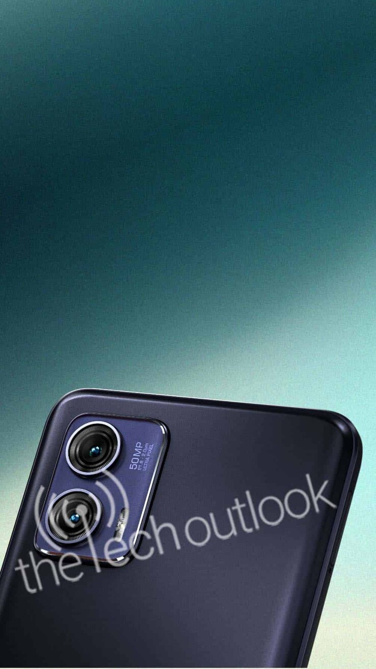 Os supostos promos da Moto G73. (Fonte: TheTechOutlook)