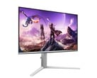 A imagem mostra a parte frontal do monitor para jogos Philips Evnia 4K.