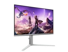 A imagem mostra a parte frontal do monitor para jogos Philips Evnia 4K. 