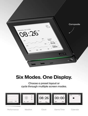 Também está disponível uma versão com tela e-ink e bateria de 500 mAh.