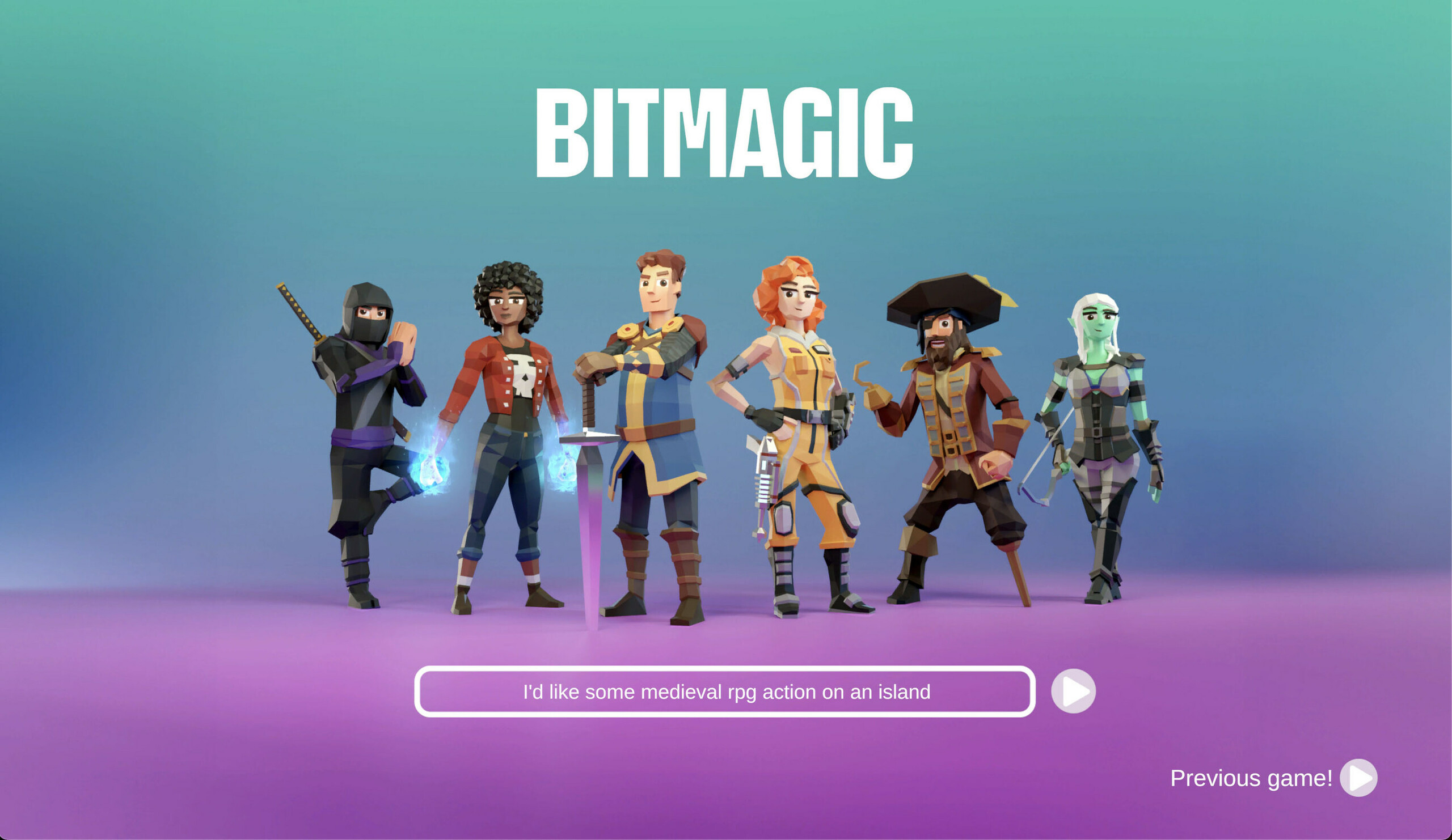 Bitmagic anuncia teste alfa fechado da plataforma de jogos gerados por IA  que pode criar novos jogos em minutos -  News