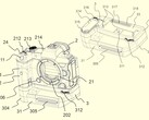 Punho de resfriamento ativo para câmeras sem espelho da Canon (Fonte da imagem: Japan Patent Platform)