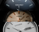Logotipos da Casio, Seiko e Citizen