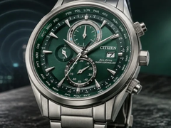 O novo cronógrafo com hora mundial AT8260-85X da Citizen